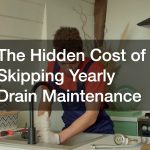 The Hidden Cost of Skipping Yearly Drain Maintenance